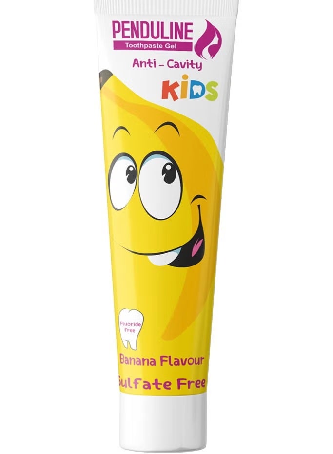 بندولين معجون أسنان جل مضاد للتسوس بنكهة الموز 75 جرام