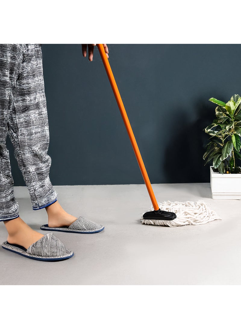 Royalford Royal Bright Professional Mop Medium Handle 120 Cm Premium Quality Material Made In Turkey Multicolor Assorted 2kg - Image 3