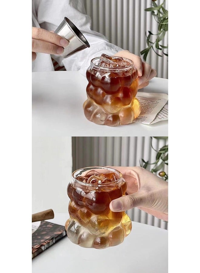 ShebSheb Creative Bubbles Shaped Water Glasses,Hot and Cold Resistant Drinking Glasses  - Image 2