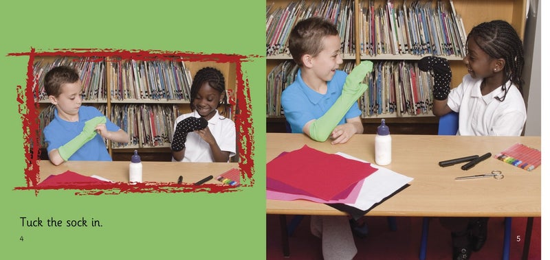 Collins How to Make a Sock Puppet: Band 02a/Red a - Image 4