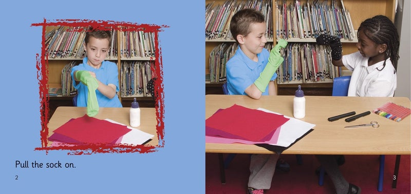 Collins How to Make a Sock Puppet: Band 02a/Red a - Image 3