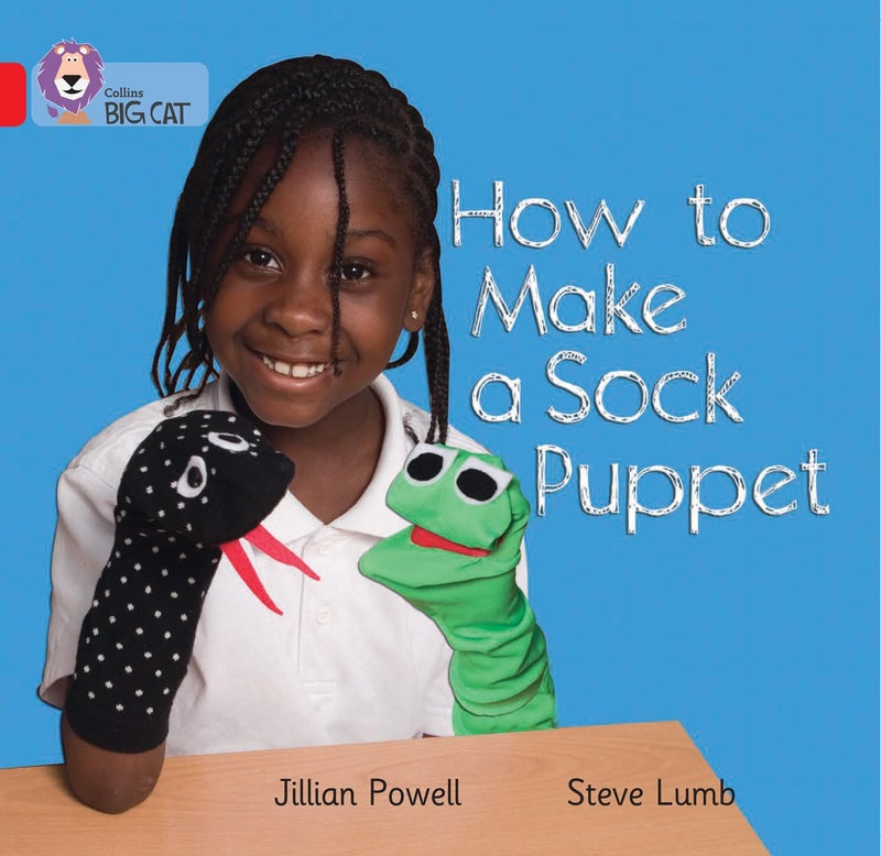 Collins How to Make a Sock Puppet: Band 02a/Red a - Image 1