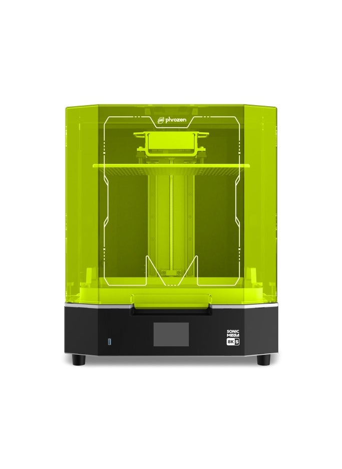 Phrozen - Sonic Mega 8K S LCD/MSLA Resin 3D Printer, 43 µm High Resolution, 15 inch Mono LCD Screen, Fast Production Accurate Details, Large Printing Size L12.99xW7.28xH11.81 Printing Volume - Image 1