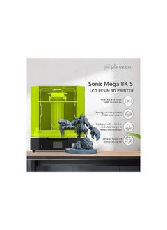 Phrozen Sonic Mega 8K S LCD/MSLA Resin 3D Printer, 43 µm High Resolution, 15 inch Mono LCD Screen, Fast Production Accurate Details, Large Printing Size L12.99xW7.28xH11.81 Printing Volume  - Image 2