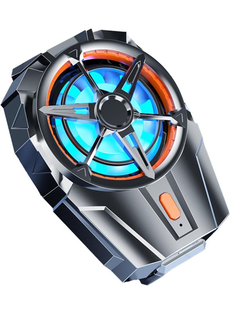 Mobile Phone Cooler Rechargeable, Cell Phone Radiator Cooling Fan for Watching Videos, Portable Cellphone Semiconductor Cooling Backclip Radiator Fan for Playing Games - Image 2