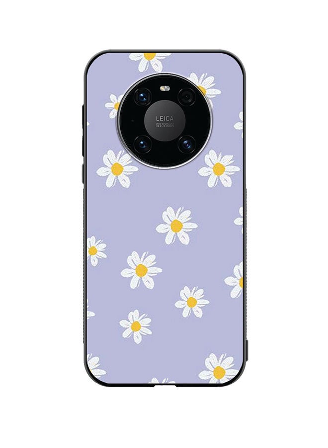 VR CREATIVE Protective Case Cover For Huawei Mate 40 Daisy Flower Design Multicolour - Image 1