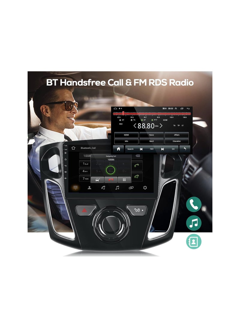 SHEZA STAR Android Car Stereo for Ford Focus 2012 To 2018 1GB RAM 32GB ROM Mirror-Link Wi-Fi BT, Radio GPS Navigation, 9 Inch IPS Touch Screen with Backup Camera Included - Image 5