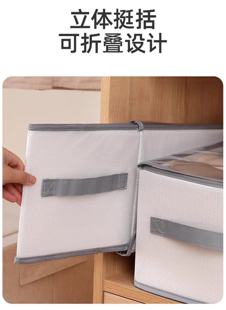 Generic Foldable clothes and trousers organizer with a 9-section lid  - Image 4