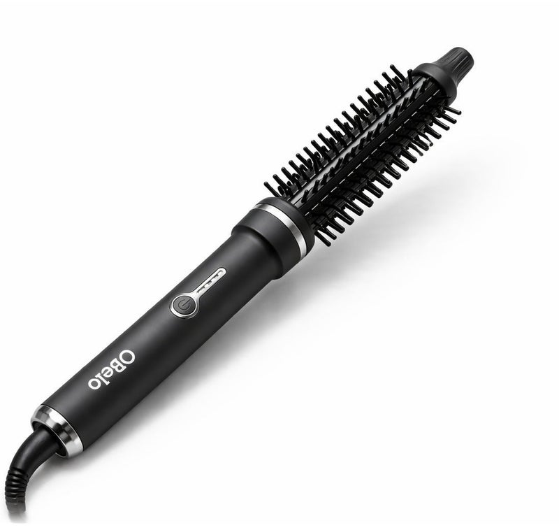 OBelo Slim 3-in-1 Heated Styling Brush – Silent with Ion Technology, 4 Heat Settings for Fine and Curly Hair, 360° Swivel Design with Auto Shut-Off - Image 4