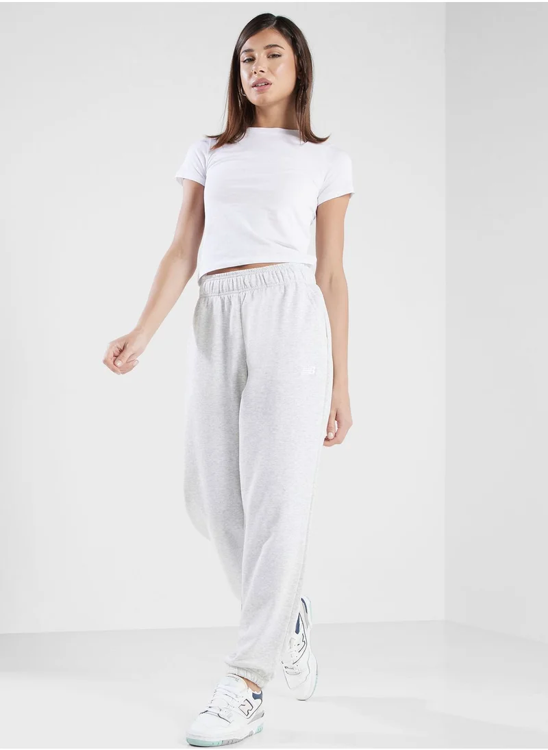 New Balance Logo French Terry Sweatpants