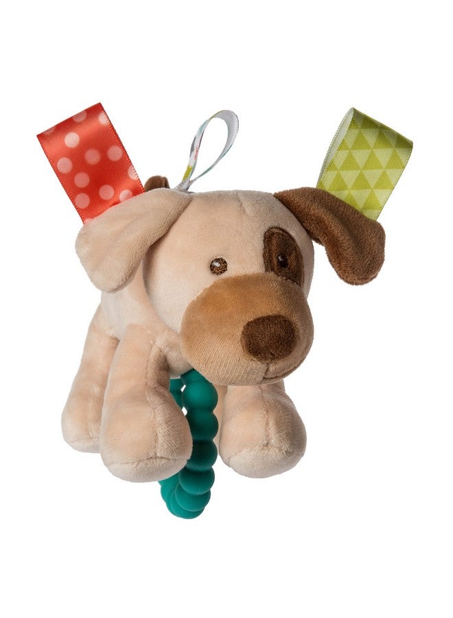 Taggies Soft Baby Rattle With Teether Ring 6Inches Buddy Dog - Image 4