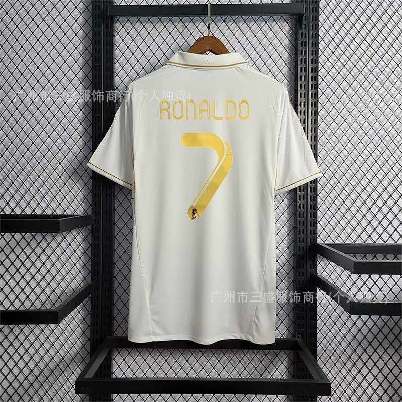 11-12 Season Retro Ac No. 7 Ronaldo Jersey Short-Sleeved Adult Version Football Uniform - Image 2
