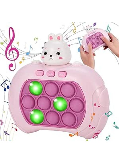 Jostift Pop Electronic Game Educational Game Console for Early Childhood, Pop Electronic Game Quick Push Game, Push Pop Game Controller, Bubble Sensory Fidget Toy, Decompression Game Console