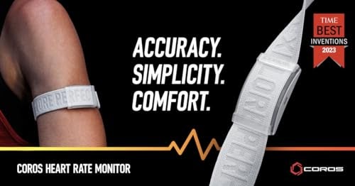 COROS Heart Rate Monitor Band (Orange, Standard) - Image 3