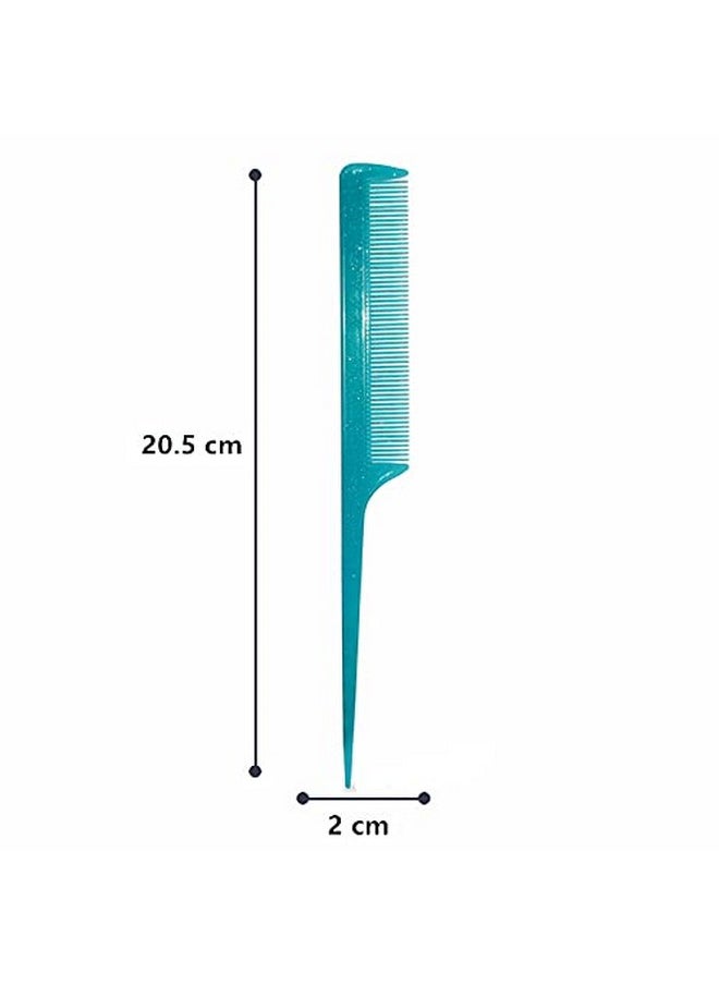 NuAngela NuAngela Styling Comb Set, Cutting Combs Clipper Rat Tail Hair Beard Comb, Wide and Fine Tooth Hair Dressing Comb For Women Men Parting Teasing, Professional Barber Comb  - Image 5