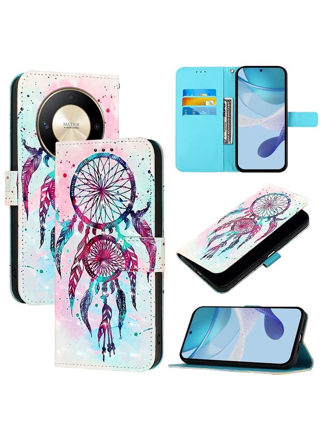 The Bros Honor X9b / Magic6 Lite Global 3D Painting Horizontal Flip Leather Phone Case