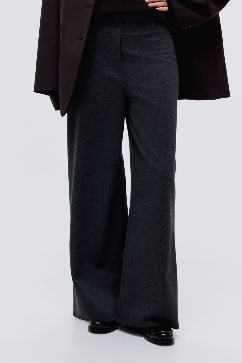 H&M Wide jersey trousers