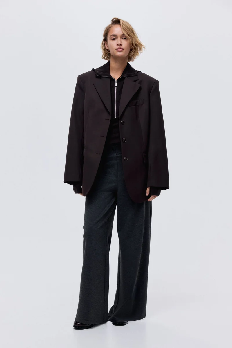 H&M Wide jersey trousers