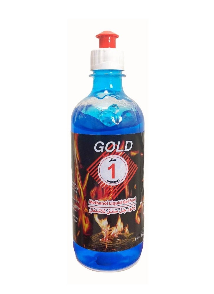 GOLD ONE - Methanol Liquid Gel Fire Starter Fuel Barbecue Charcoal lighter 330ml - Image 1
