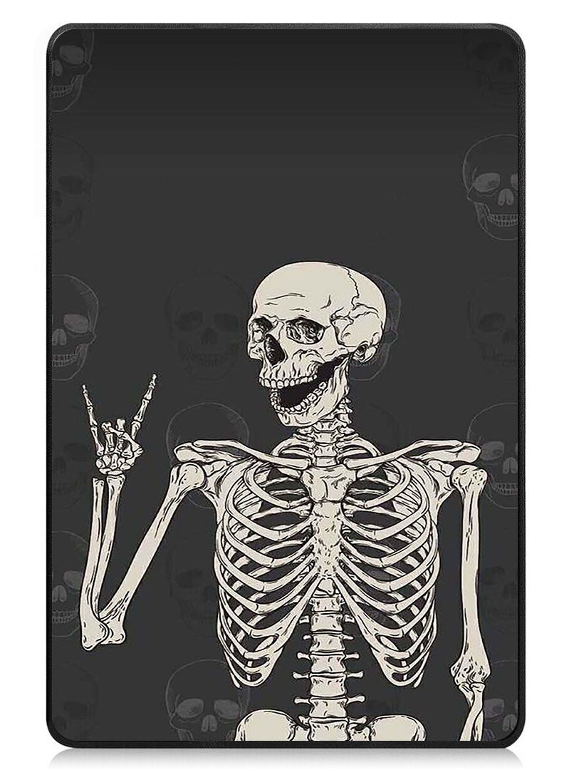 Theodor Protective Flip Case For Apple iPad Pro 13 (2024) With Trifold Stand Auto Wake Sleep Shockproof Cover Swag skeleton - Image 1