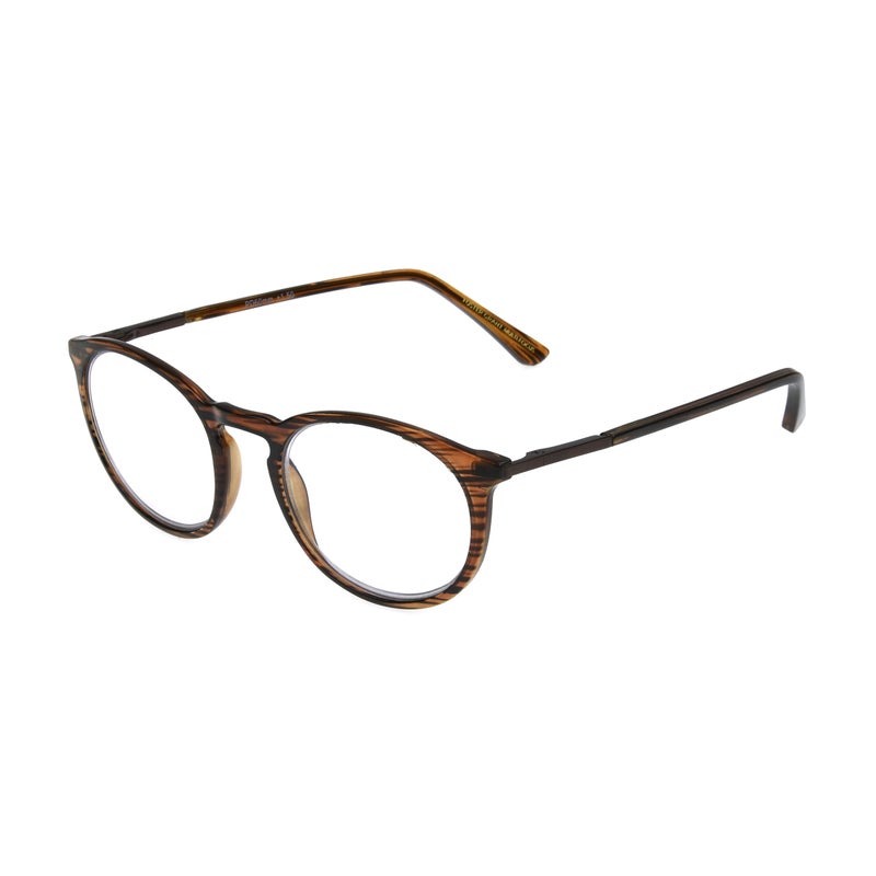 Foster Grant Women S Mckay Glasses E.readers™ Blue Light Reading, Brown, 48mm US - Image 1