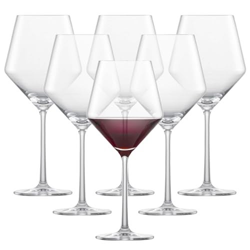 SCHOTT ZWIESEL ZWIESEL GLAS Pure Beaujolais Red Wine Glasses (Set of 6), Wine Glasses for Red Wine, Dishwasher-Safe Machine-Made Tritan Crystal Glasses, Made in Germany (16 Ounce) - Image 1