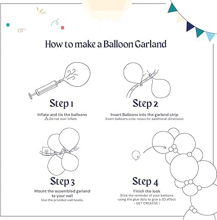 BRIJBAZAAR Pink Balloons Garland Arch Kit- 51Pcs For Birthday Decoration Items For Girls/Bride To Be Balloon/Girl Arrival Kit/Baby Theme Parties/1St Birthday Decoration For Baby Girl(Multi Color) - Image 4
