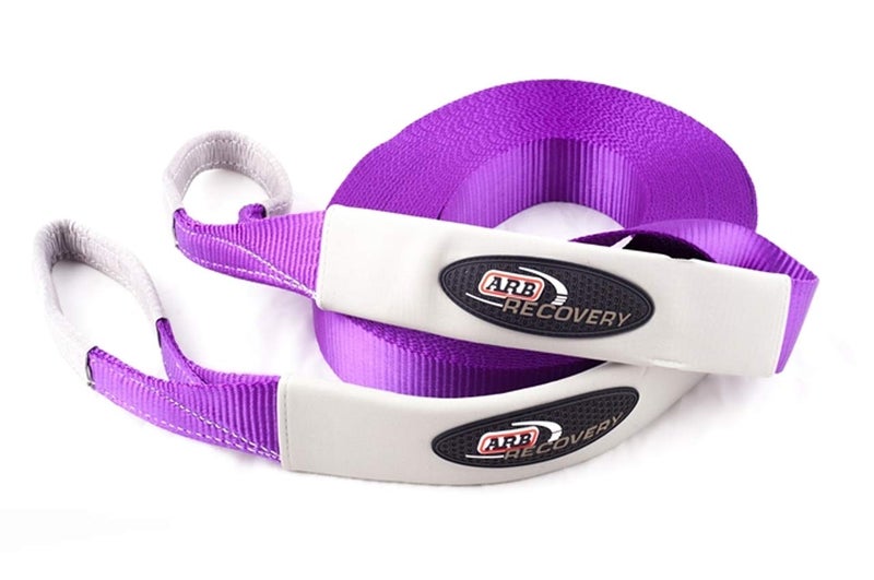 ARB725LB Winch Extension Strap Breaking strength 7983 kg 9900 lbs length 20 m 66 ft Width 3 inches Ideal for extending the length of your winchs cable when anchor point is out of reach