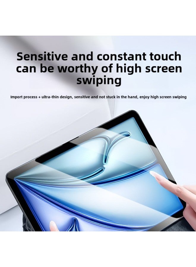 For Ipad Tempered Film Air5/6 Apple Ipad10 Flat Ipadpro11 Inch Protection 2024 Type Paper Film 9-Color: Imported Corning Glass Explosion-proof★Full Screen Anti-fingerprint★Free Film Application Tool-Size:Ipad Pro 2017/2015 Version I( 12.9inch )  - Image 3