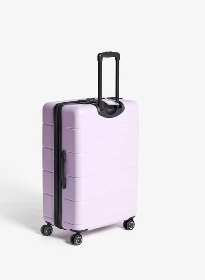 وايف Men Textured Hardcase Luggage Trolley Bag with Retractable Handle