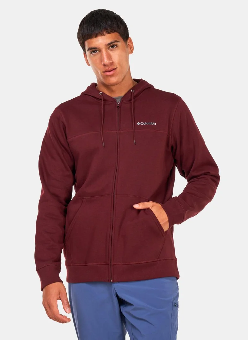 Columbia Men's Logo Full-Zip Fleece Hoodie