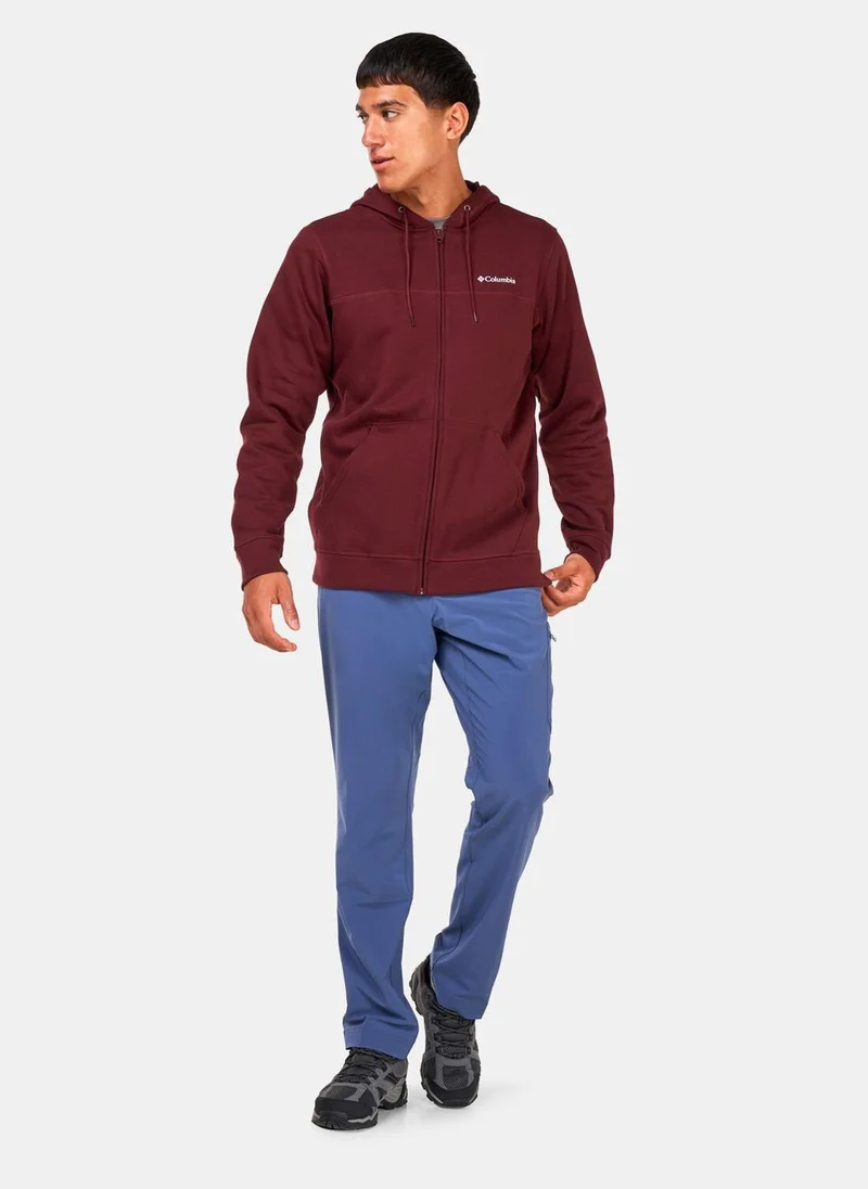 Columbia Men's Logo Full-Zip Fleece Hoodie