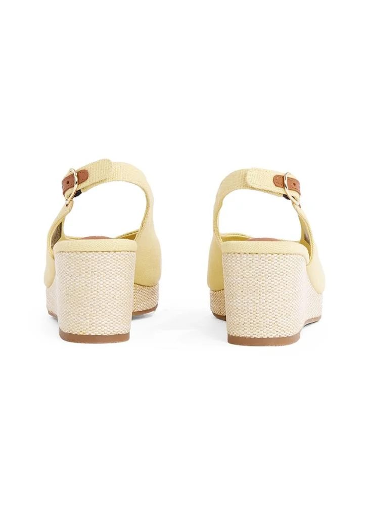 TOMMY HILFIGER MID WEDGE SLINGBACK ESPADRILLES