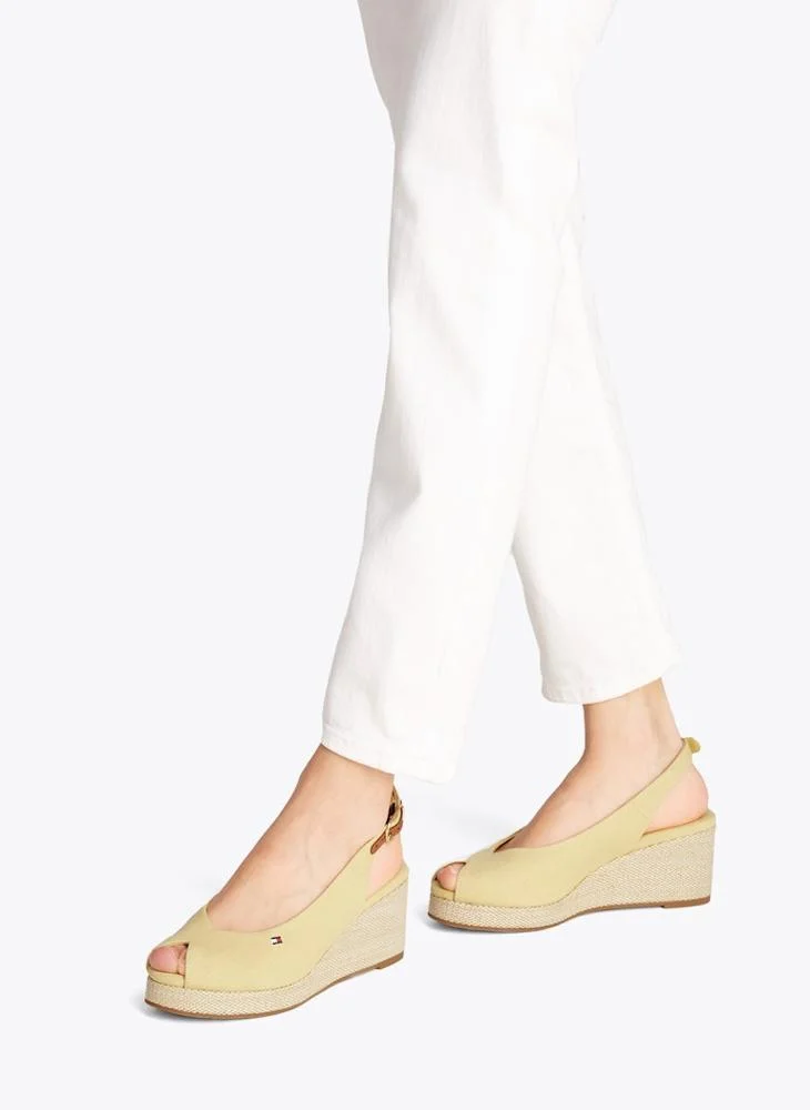 TOMMY HILFIGER MID WEDGE SLINGBACK ESPADRILLES