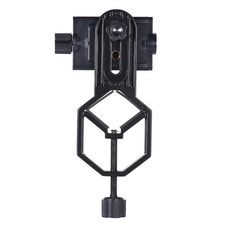 Metal Telescope Mount Adapter Bracket with Adjuatable Smartphone Cell Phone Holder Clip for Binocular Monocular Spotting Scope Microscope for iPhone 7Plus/ 7/ 6s/ 6Plus - Image 5