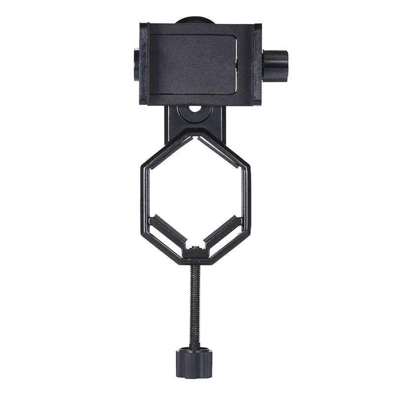 Metal Telescope Mount Adapter Bracket with Adjuatable Smartphone Cell Phone Holder Clip for Binocular Monocular Spotting Scope Microscope for iPhone 7Plus/ 7/ 6s/ 6Plus - Image 3