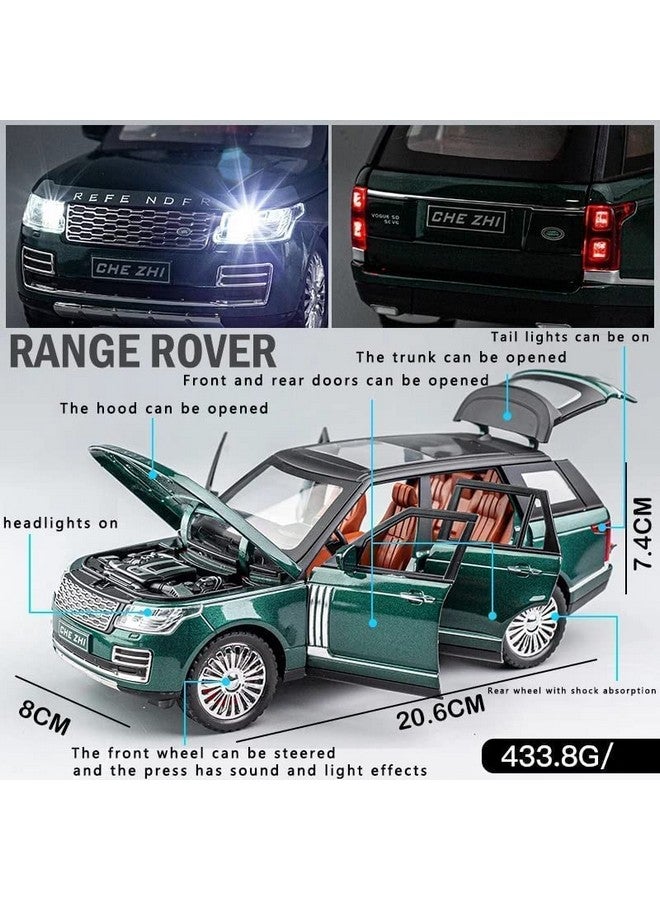 سكاي زون سيارة سكاي زون 1:24 رنج روفر ديفندر نموذج سيارة مع صندوق من سبائك الزنك سحب للخلف سيارة لعبة مع صوت للأطفال الأولاد والبنات هدية (لاند روفر ديفندر 1:24) - Image 3