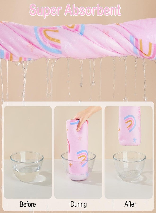 Basumee Toddler Bath Towels with Hood for 0-6 Years 55" x 28" Soft Absorbent Hooded Kids Bath Towel with Button for Boys and Girls Shower Bath Beach Swimming Essentials - Image 4