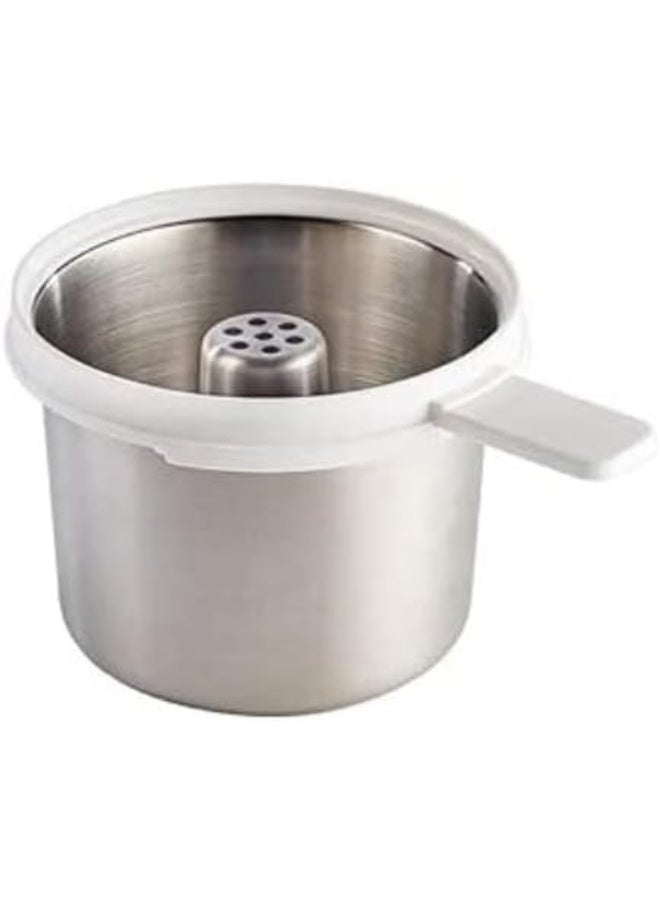 BEABA , Pasta-Rice Cooker, Cooking Basket/Bowl, Babycook Accessory, Babycook Neo Compatible, Capacity 750G, Easy To Clean, Inox  - Image 1