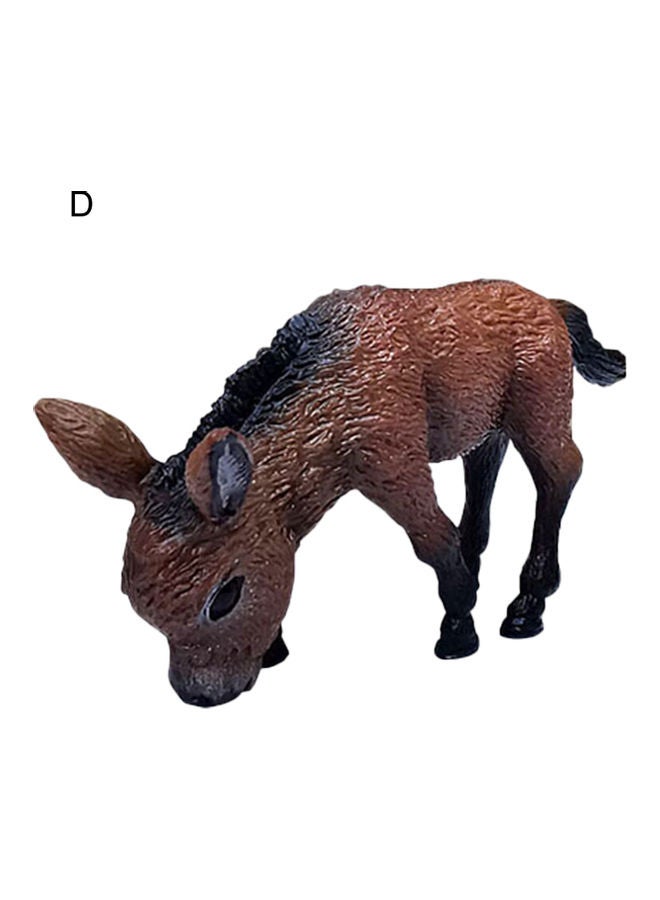 NIBEMINENT PVC Little Donkey Figure 