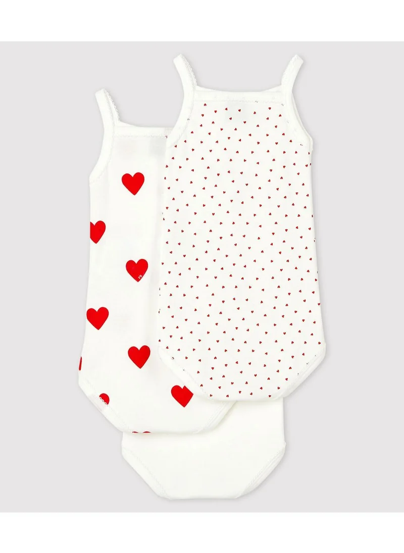 Petit Bateau Baby's strappy bodysuits - 3-Pack