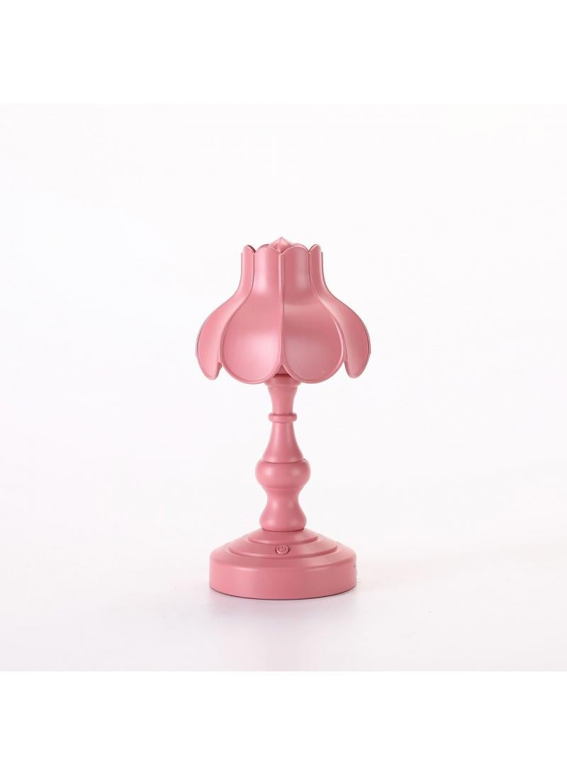 Mini Lotus Night Light Bedroom Bedside LED Rechargeable Table Light  - Image 1