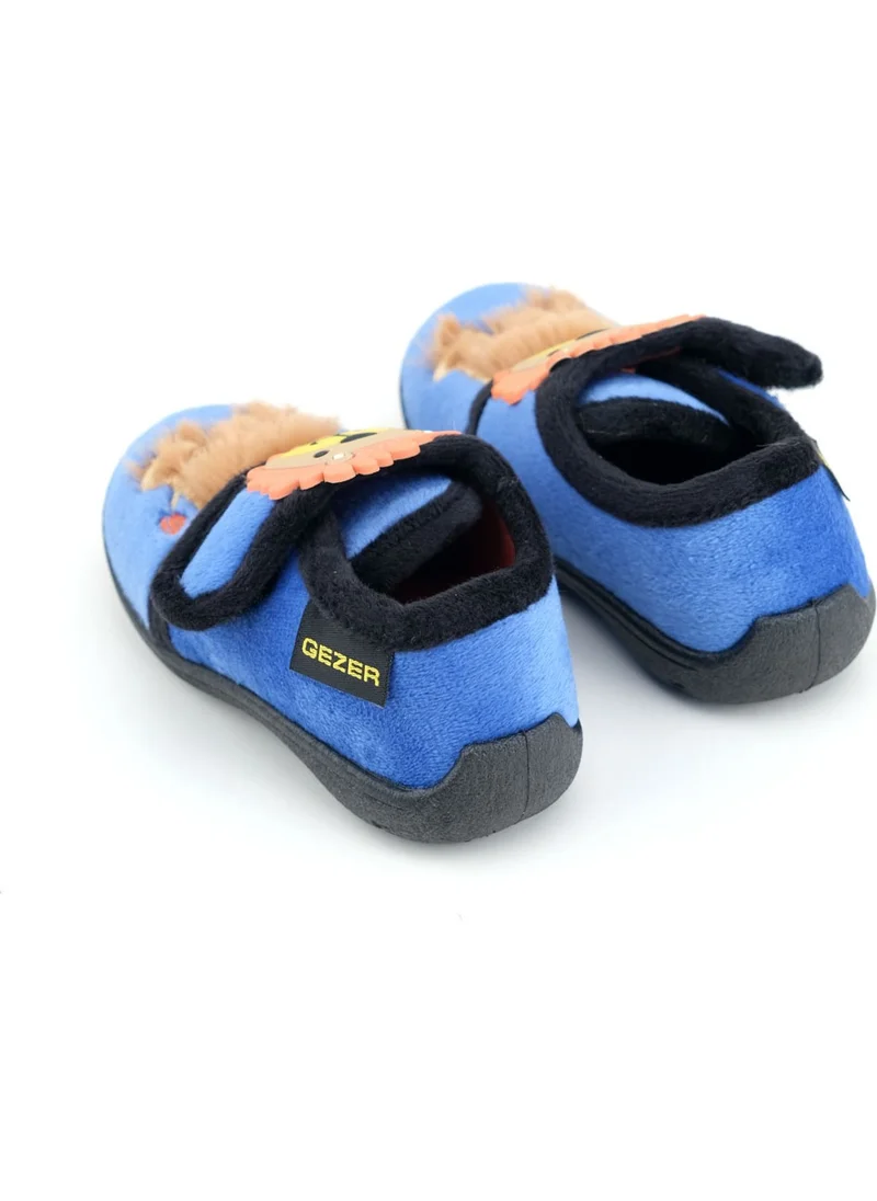 Gezer Bebe Boy's Winter Velcro Adjustable Daily School Nursery Slippers Shoes