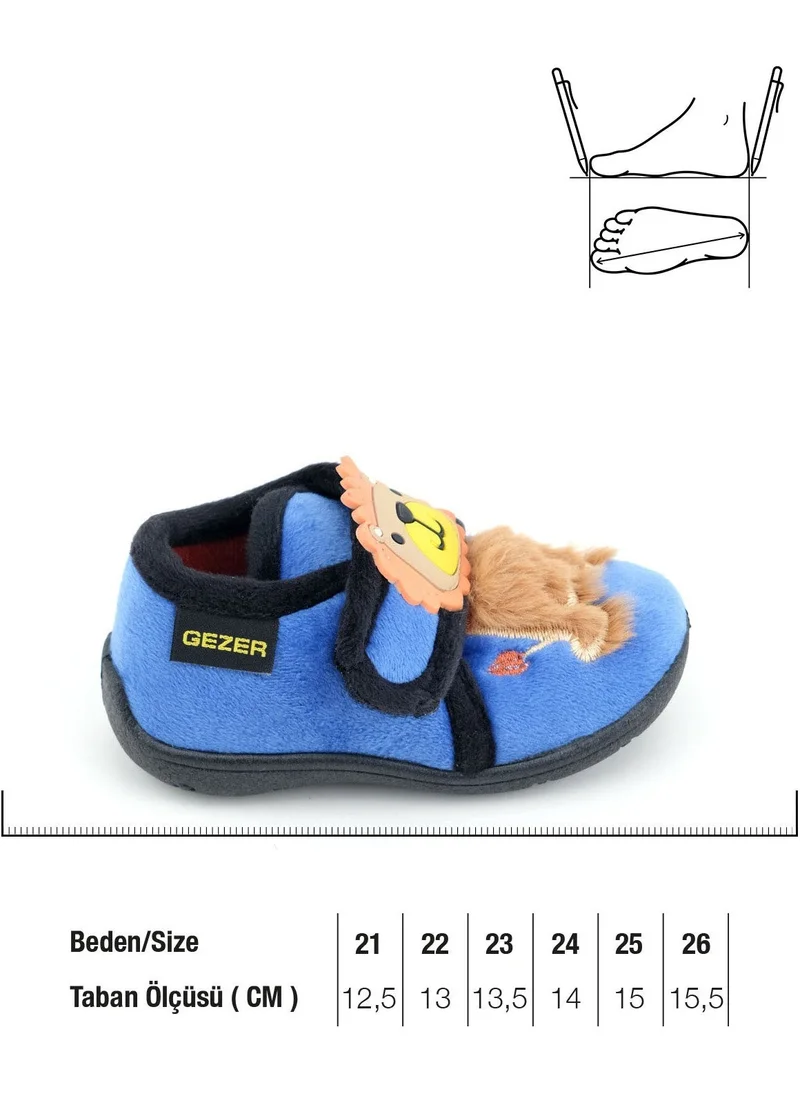 جيزر Bebe Boy's Winter Velcro Adjustable Daily School Nursery Slippers Shoes