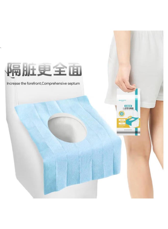 NOLANSEND Disposable Extended Toilet Seat Covers, Travel Hotel Hygiene Seat Protectors, Postpartum Large Size, 30 Individually Wrapped Pieces - Image 2