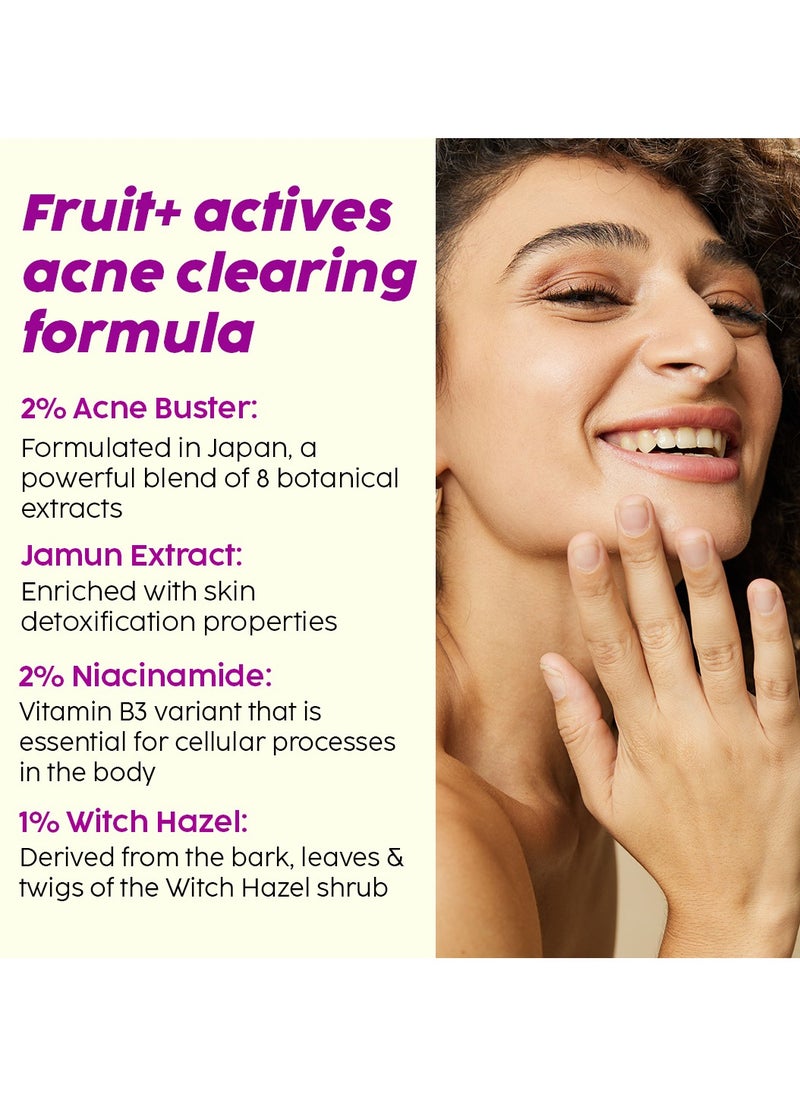 PLIX THE PLANT FIX - Jamun Moisturizer Reduce Pimples for Oily and Acne Prone Skin, with Witch Hazel And Jamun Extract, - Image 1