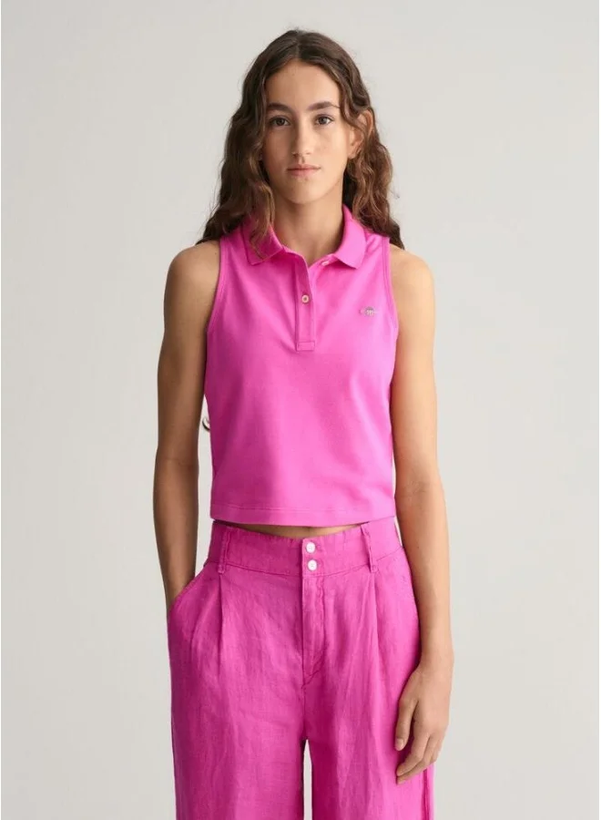 غانت Teen Girls Piqué Tank Top