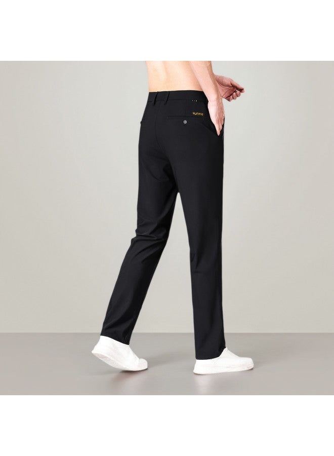 Tucano non-deforming Summer Commute Versatile Men's Casual Pants - Simple Drape Business Trousers For Men - Image 5
