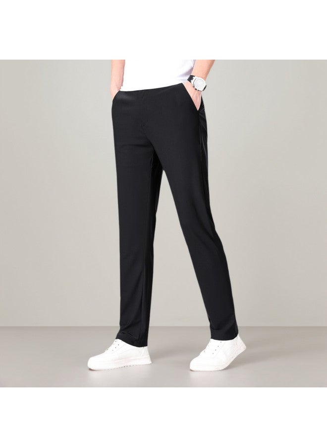 Tucano non-deforming Summer Commute Versatile Men's Casual Pants - Simple Drape Business Trousers For Men - Image 3