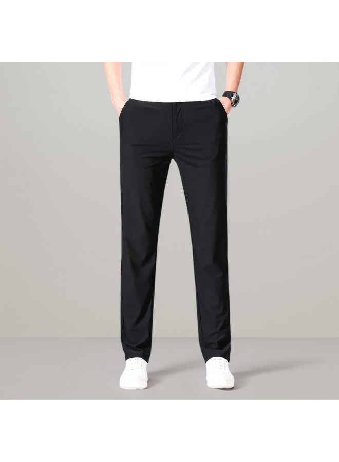 Tucano non-deforming Summer Commute Versatile Men's Casual Pants - Simple Drape Business Trousers For Men - Image 2